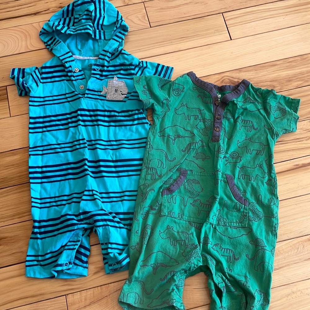 COPY - 24 Month Boy Summer Rompers